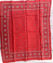 Vtg Fast Color Elephant Trunk Down Red Bandana White Dots Workwear 1930s... - $106.92