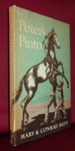 Mary &amp; Conrad Buff PETER&#39;S PINTO 1950 Hardcover DJ Children Utah Nature Horses - £17.97 GBP