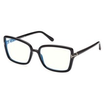 TOM FORD FT5813-B 001 Shiny Black 56mm Eyeglasses New Authentic - £111.54 GBP