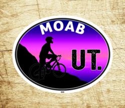 Moab Utah Arches Canyonlands Decal 3 5/8&quot; x 2 3/4&quot; Sticker National Park Bike - £3.90 GBP