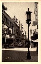 1940&#39;S Rppc Postcard -Chinatown, San Francisco, CA-BK60 - £3.11 GBP