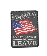 5ive Star Gear America Live It Love It Morale Patch Tactical Hook + Loop... - $224.88 MXN