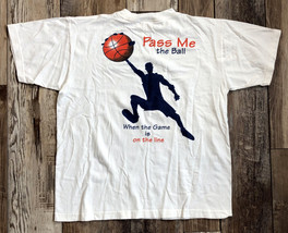 Vintage T-Shirt Extreme Air Sports - Pass Me The Ball Game On The Line -... - $29.69