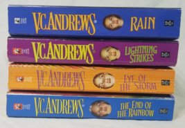 V.C. Andrews Hudson Series Books 1 - 4 Rain, Lightning Strikes, Eye of t... - £18.00 GBP