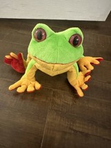 Webkinz Ganz Tree Frog Plush Stuffed Animal Toy No Code Tag 9 Inch  - £10.18 GBP