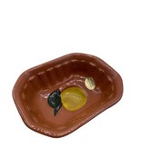 Stangl Pottery Mini Dish Bowl Gelatin Mold Soap Dish Plate Tan Brown Lemon - $27.80