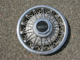 One genuine 1978 1979 Lincoln Versailles 14 inch wire spoke hubcap wheel... - $20.75