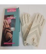Aris Isotoner Original Leather Trimmed Gloves NWT Style 23092 One Size O... - $19.79