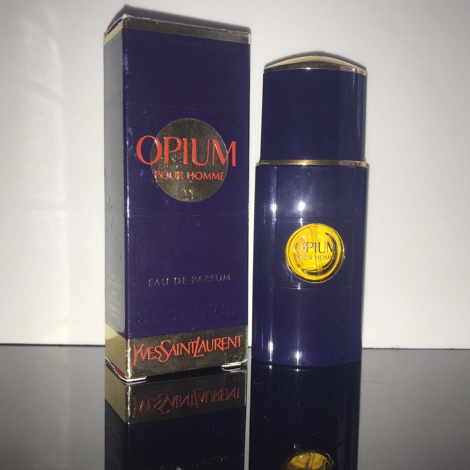 Primary image for Yves Saint Laurent - Opium pour Homme - Eau de Parfum - 10 ml - RARITAT, VINTAGE