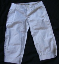 OLD NAVY khaki  Low Waist Crop Capris  PANTS size 8 - $6.99