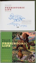 William Stout Signed PREHISTORIC LIFE + Original Dinosaur Art Sketch Triceratops - £100.78 GBP
