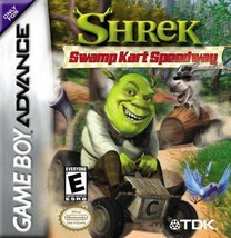 Shrek Swamp Kart Speedway GBA Great Condition Fast Shipping - £3.44 GBP