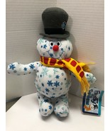 FROSTY THE SNOWMAN with Snow Flakes 14&quot; Plush Figure - $33.95 CAD