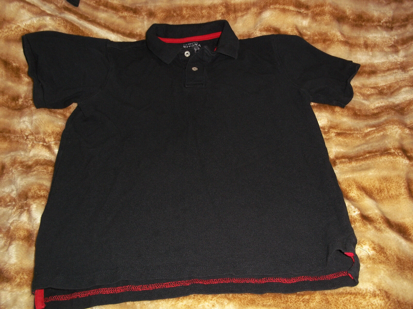 Boys Arizona Size Small Black Polo Shirt - $7.99