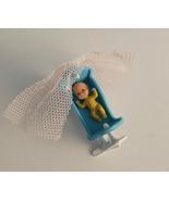 The Littles Vintage 1980s Tiny Baby Doll w/ Swinging Rocker Bed Die Cast... - €15,35 EUR