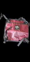 Medline Rollator Front Storage Bag Burgundy Nylon Adjustable Straps Hook... - $28.09 CAD