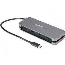 STARTECH.COM HB30CM4AB 4 PORT USB C HUB 5GBPS - 4A - 11IN CABLE - £53.12 GBP