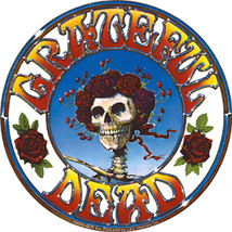 Grateful Dead Skull and Roses Sticker Multi-Color - £7.82 GBP