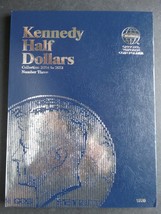 Whitman Kennedy Half Dollars Coin Folder 2004-2021 Number 3 Album Book 1938 - $8.55