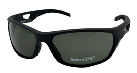 Timberland Mens Rectangle Matte Black Plastic Sunglass, Smoke Lens TB712... - $22.49