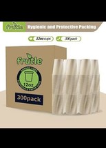 FRUTLE Paper Cups 12 OZ Coffe Cups-Paper Cups for Hot Beverages 12oz/300pcs - £39.10 GBP