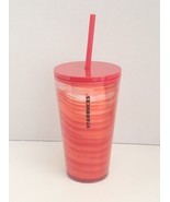 Starbucks 2021 Holiday Red Iridescent Waves Tumbler 16 oz - $19.79