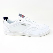 K-Swiss Ambassador Elite White Corporate Mens Size 9 Casual Sneakers 06992 113 - £40.96 GBP