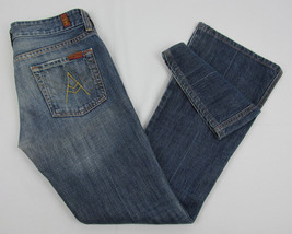 7 For All Mankind A Pocket Boot cut jeans USA Made Womens Size 26 - £19.31 GBP