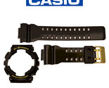 Genuine Casio G-Shock GD-100GB Rubber Glossy Watch Band Black Bezel Set  - $79.95
