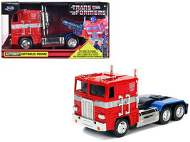 G1 Autobot Optimus Prime Truck Red w Robot on Chassis from Transformers TV Serie - £18.12 GBP