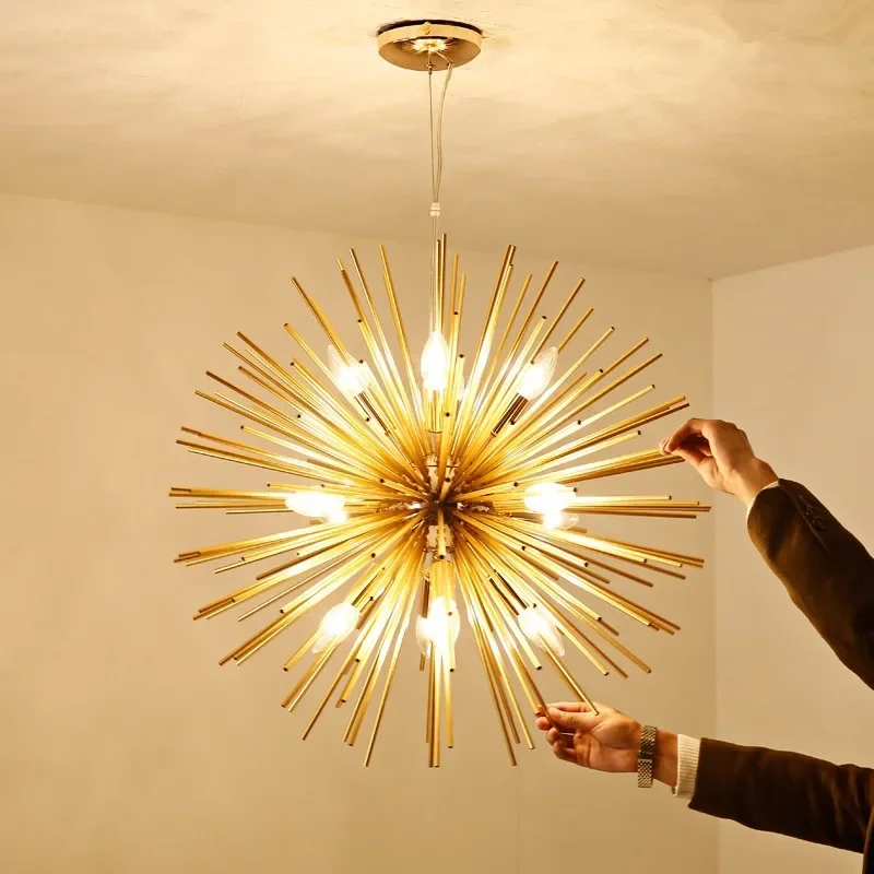 Modern Ceiling Chandelier Lighting Geometric Ball Living Room Dining Room - $195.34+