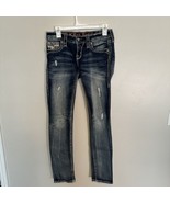 Rock Revival Womens Size 27 Pilkin Straight Leg Denim Jeans - $39.87