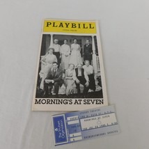LOT Morning&#39;s At Seven Playbill Stub July 1980 Nancy Marchand Maureen O&#39;... - £4.64 GBP