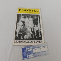 LOT Morning&#39;s At Seven Playbill Stub July 1980 Nancy Marchand Maureen O&#39;... - £4.50 GBP