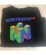Nintendo 64 T Shirt L Black SH2 - $10.92 CAD