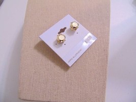 Department Store  3/8&quot; Gold ToneCrowned Stud Post Earrings N365 - £4.54 GBP