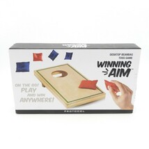 Protocol Winning Aim Wooden Desktop Weighted Beanbag Toss Game (6 Pieces) - £7.78 GBP