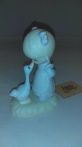 PRECIOUS MOMENTS E1374G Make a Joyful Noise Figurine Girl Duck 1978 MIB - $29.69
