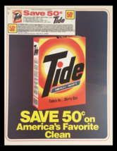 1985 Tide American&#39;s Favorite Laundry Soap Circular Coupon Advertisement - $18.95