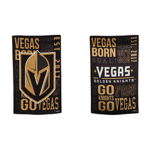 Las Vegas Golden Knights NHL Fan Rules Flag Banner 2 Sided 12.5 x 18 Gold Black - $19.80