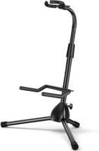 Universal Guitar Stand With Secure Lock Neck Holder, Acoustic Guitar Sta... - £30.03 GBP