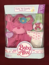 Rare Retired 2007 Baby Alive Hasbro Cute &#39;n Comfy Outfit with Hoodie - £11.71 GBP
