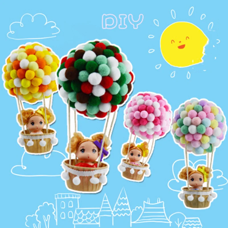 Game Fun Play Toys Children&#39;s Gift Glowing Hot Air Balloon A DIY Handmad... - £35.09 GBP