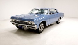 1965 Chevrolet Impala blue | 24x36 inch POSTER | classic - £17.77 GBP