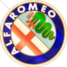 Alfa Romeo Logo Metal Sign - $49.95