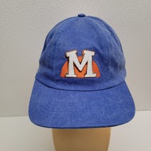 Vintage Malibu Caribbean Rum Liquor Advertising Hat Ball Cap Blue Stretch - $170.02 MXN