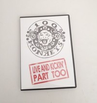 Htf Rare 100 Monkeys Live And Kickin&#39; Part Too Dvd Euc - £31.28 GBP