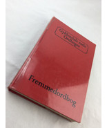 Gyldendals Fremmedordbog red Danish foreign word book hardcover 1963 - $29.69