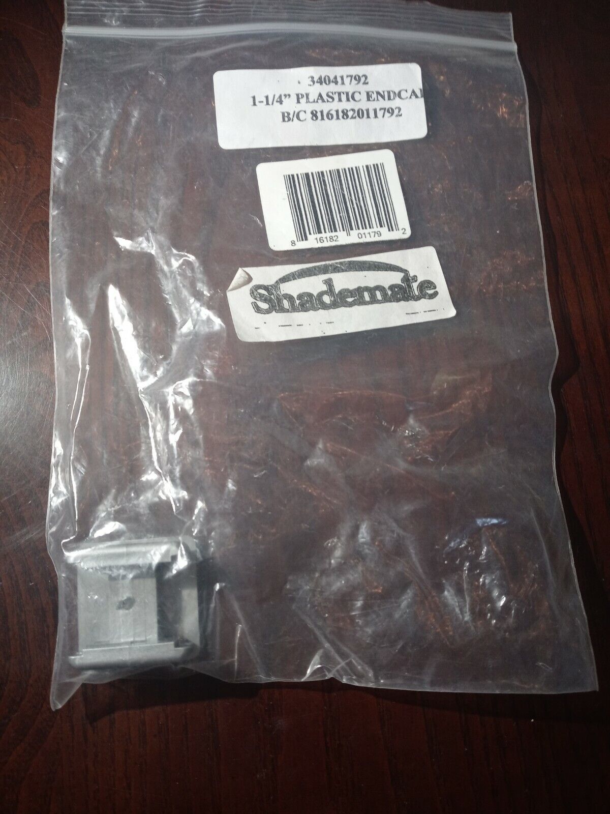 Shademate 1-1/4&quot; Plastic End Cap - $12.75