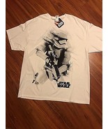 Star Wars Stormtrooper White With Black Graphic T Shirt Men&#39;s Size XXL NWT - $19.17 CAD